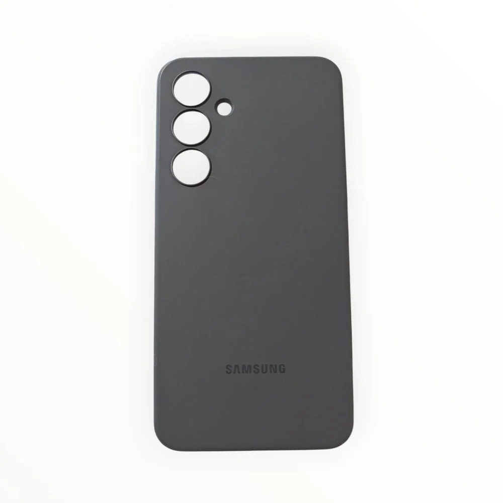 R7-Poly Samsung Official Silicone‎ Case for Galaxy S24 FE - Dark Gray ⬇️